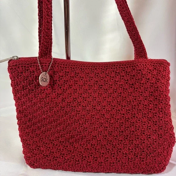 The SAK Crotchet Red Shoulder - Picture 2 of 11